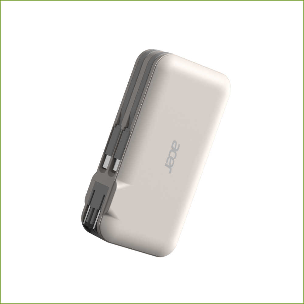 ACER 宏碁 10000mAh 20W 自帶雙線AC行動電源 POT-465