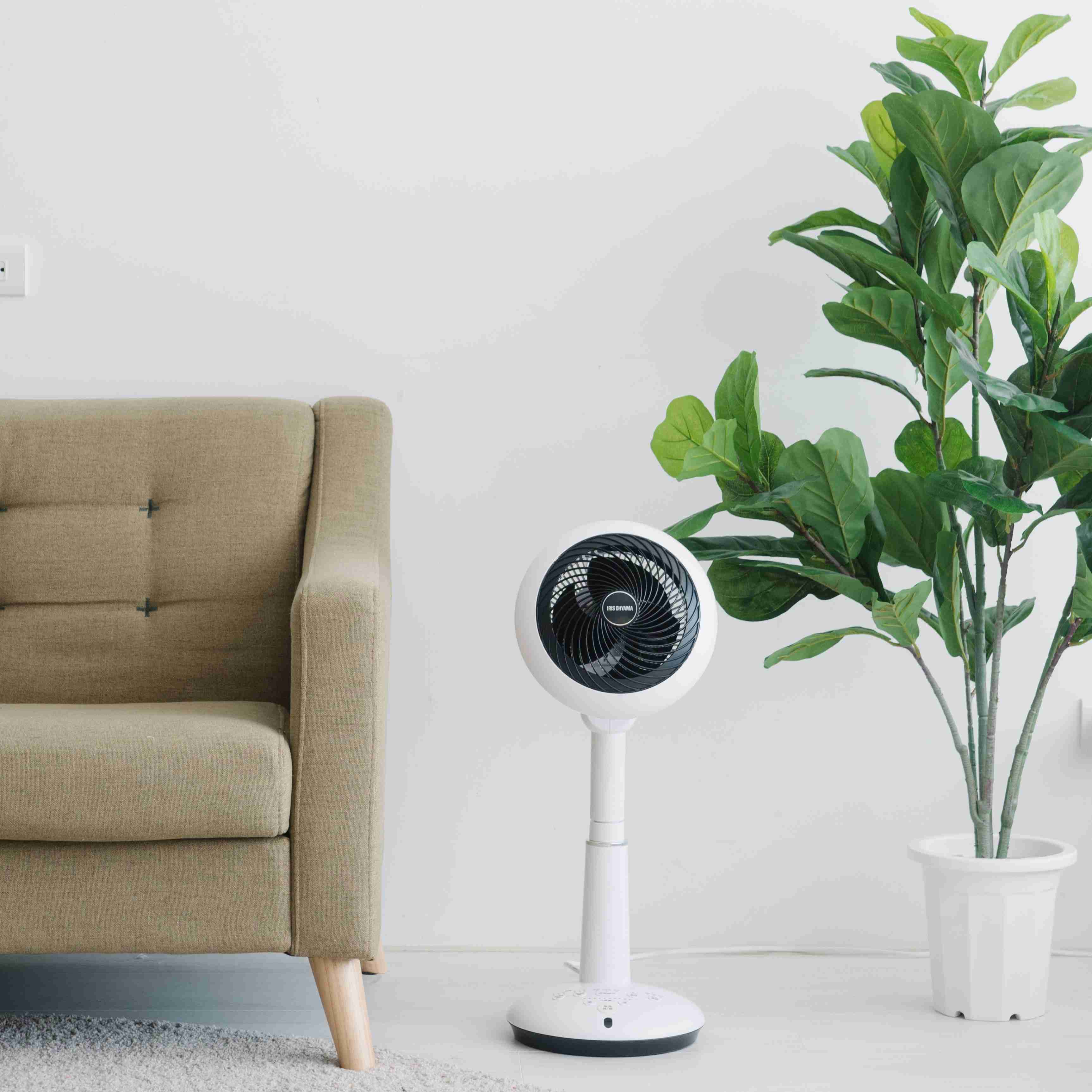 IRIS OHYAMA 直立式3D循環扇 STF-DC15T