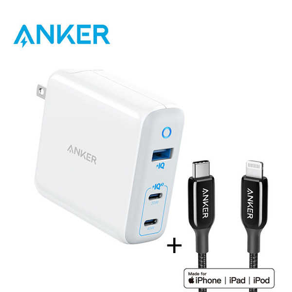 Anker PowerLine+III USB-C to Lightning編織線0.9M 黑灰