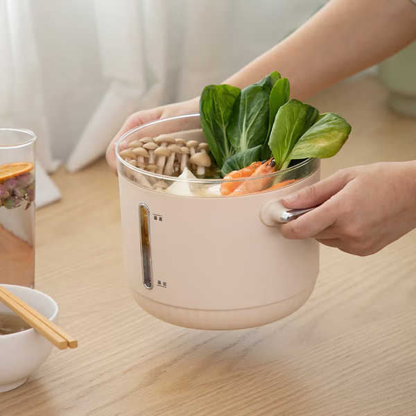 NICONICO 樂活玻璃料理鍋組/電火鍋/美食鍋/快煮壺/燉煮壺 NI-SET2313