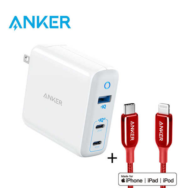 Anker PowerLine +III USB-C to Lightning編織線0.9M 紅