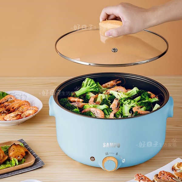 SAMPO 聲寶 五公升日式多功能料理鍋 藍色
