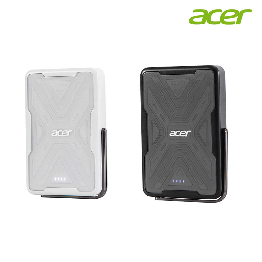 ACER 宏碁 10000mAh 20W 無線充側架行動電源 POT-545
