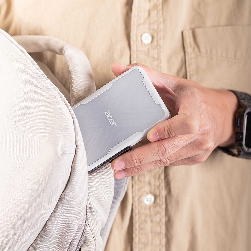 ACER 宏碁 10000mAh 20W 無線充側架行動電源 POT-545