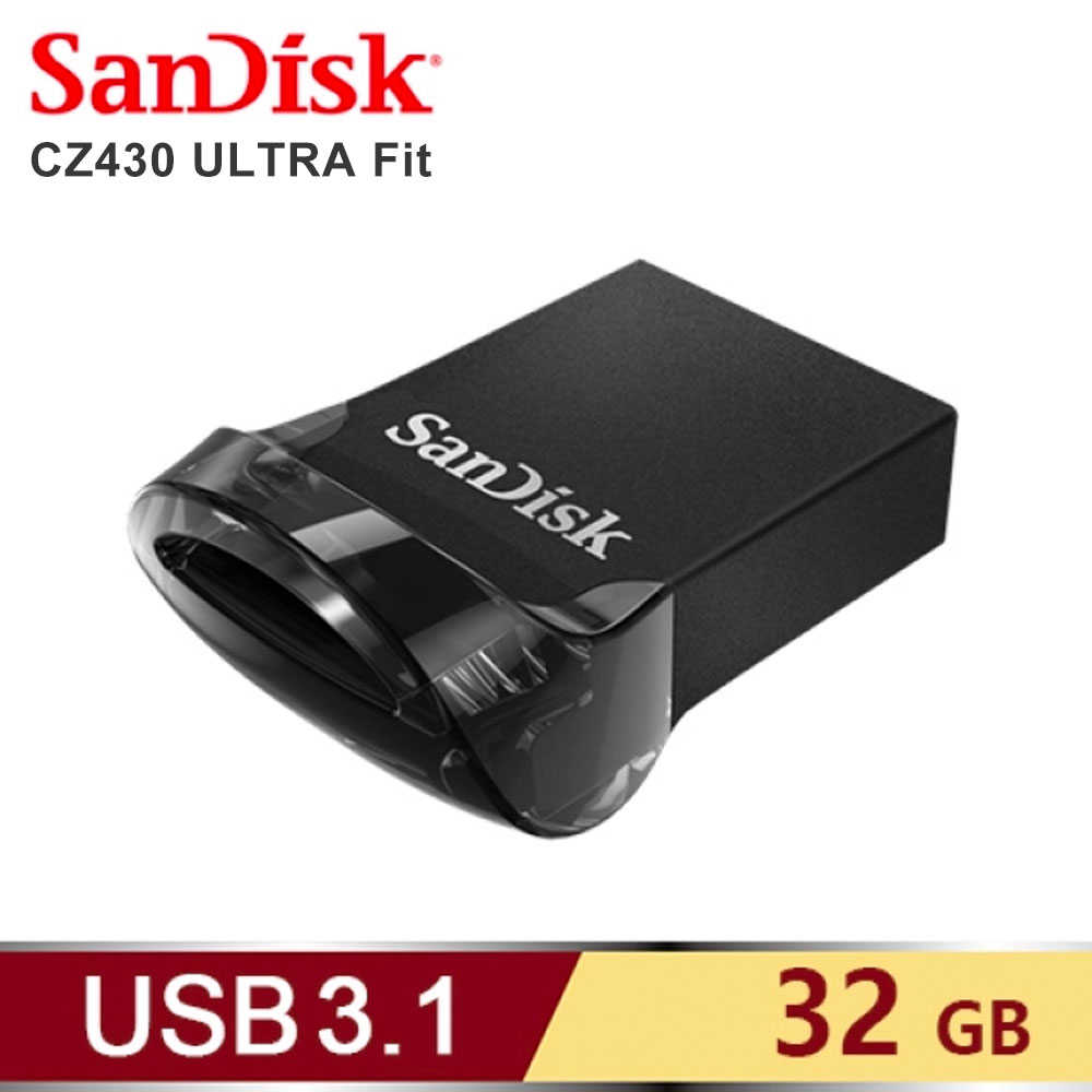 SanDisk Ultra Fit CZ430 USB 3.1 隨身碟 32GB