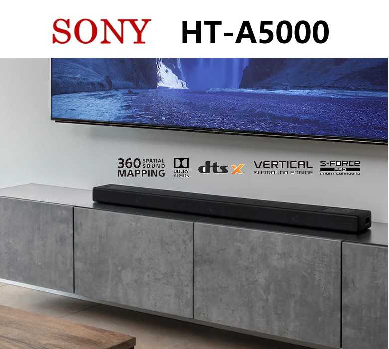 鈞釩音響 ~SONY公司貨 HT-A5000單件式環繞家庭劇院