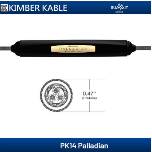來自美國精品發燒線材Kimber Kable Palladian PowerKords PK14 最優質的電源線