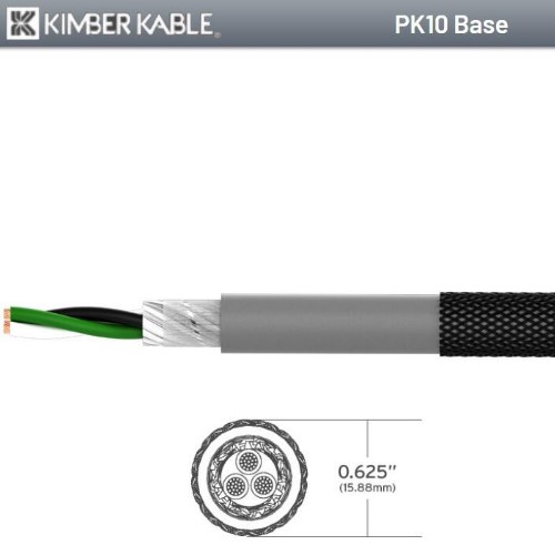 來自美國精品發燒線材Kimber Kable Base PK10 採用 10 AWG / 5.26mm 純銅電源線