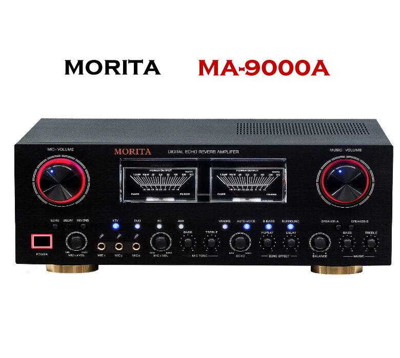 MORITA MA-9000A專業卡拉OK擴大機(本機搭載REVERB殘響功能)
