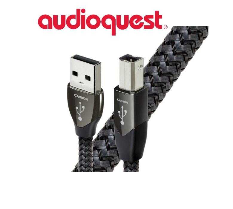 鈞釩音響~美國 Audioquest USB-CARBON 傳輸線(A↔B)