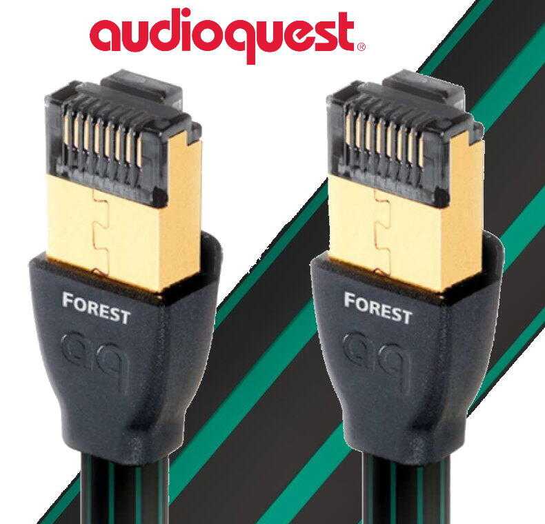 美國線聖 Audioquest RJ/E Forest Cat 6 Ethernet Cable 高速網路線 0.75M