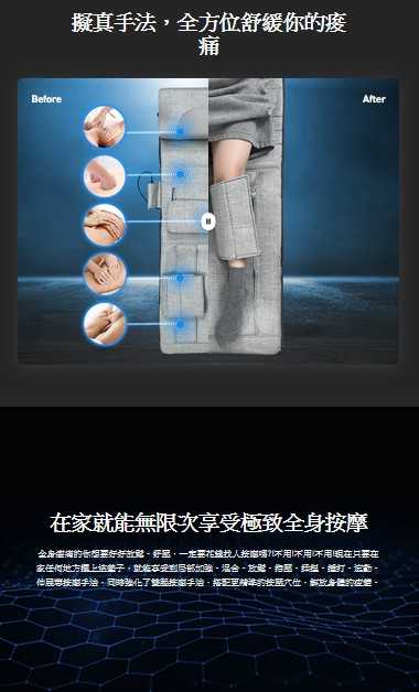 現貨 領券折一百『8D Pro 極手感按摩墊腿部升級款』全身按摩 按摩椅 按摩器 Future Lab. 未來實驗室