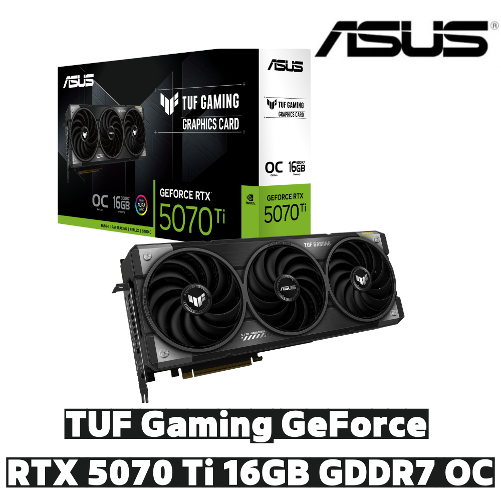 ASUS 華碩 TUF Gaming GeForce RTX 5070 Ti 16GB GDDR7 OC 超頻版 顯示卡