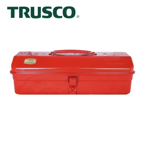 【Trusco】山型單層工具箱-銘紅 Y-350-R 日本製造，原裝進口