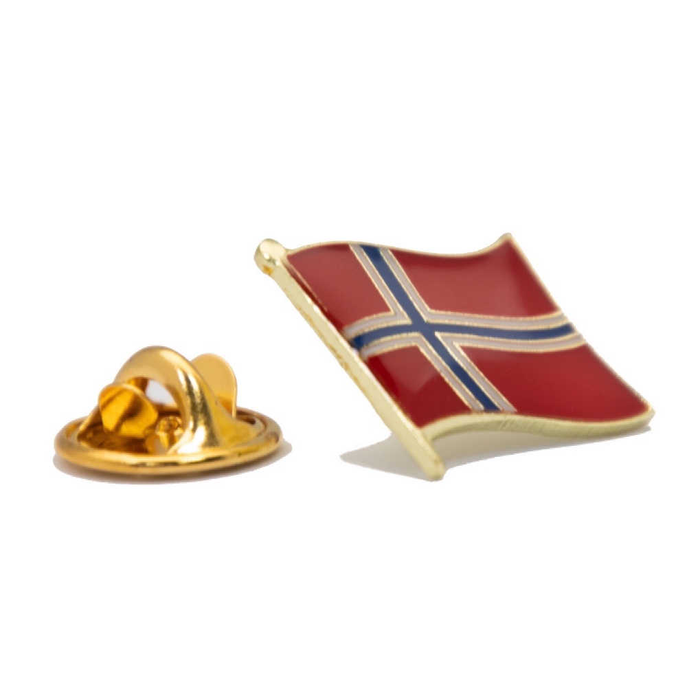Norway挪威 國家胸徽 金屬別針 國旗胸徽 國旗別針 國家胸針 造型 送禮
