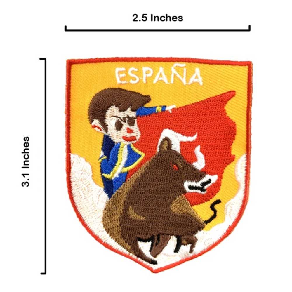 西班牙紅色鬥牛可愛磁鐵+西班牙 鬥牛士 ESPANA袖標【2件組】旅遊磁鐵 外國地標磁鐵 可愛磁鐵 冰箱貼 療癒磁鐵