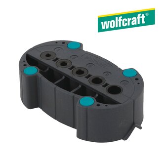 【Wolfcraft】鑽孔輔助器 4685000 適用鑽頭尺寸:4,5,6,8,10 mm