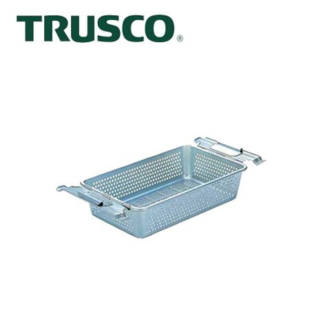 【Trusco】工業風網狀附把手鍍鋅收納盒（小）PM-8 質感收納，文具控的必收