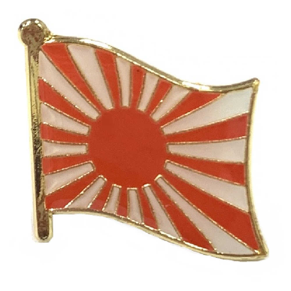 Japanese Navy Rising Sun Flag日本海軍 旭日旗金屬飾品 配飾 別針國徽胸章 國旗胸徽