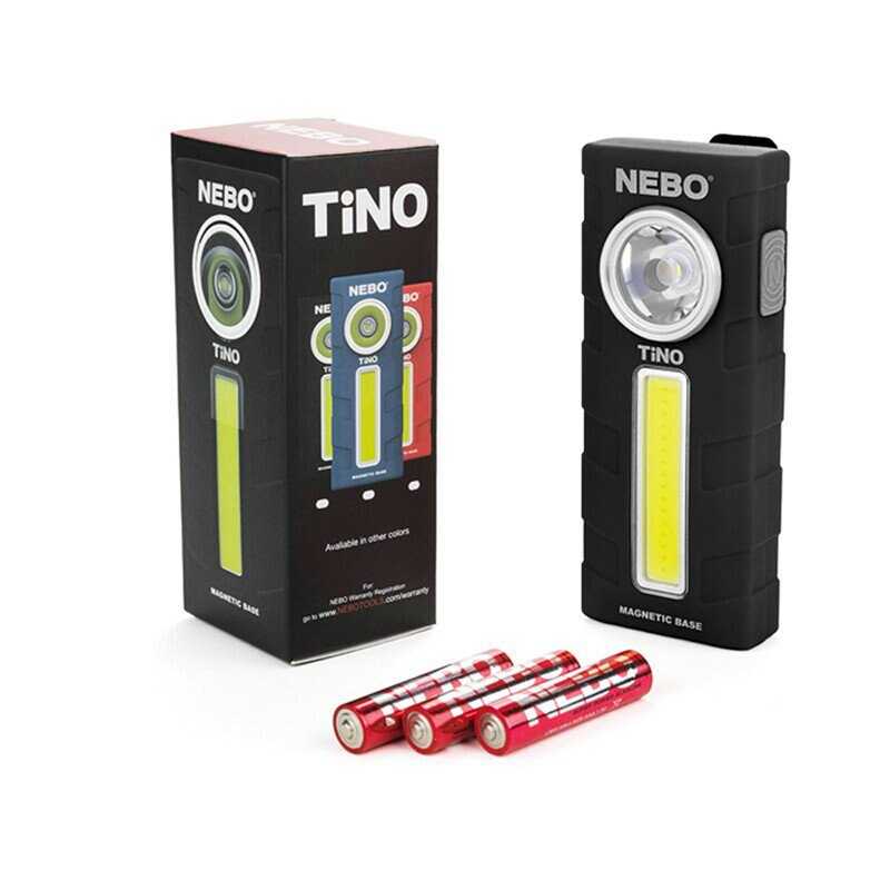 【NEBO】Tino超薄型兩用LED燈-黑(盒裝) 堅固的塑料外殼