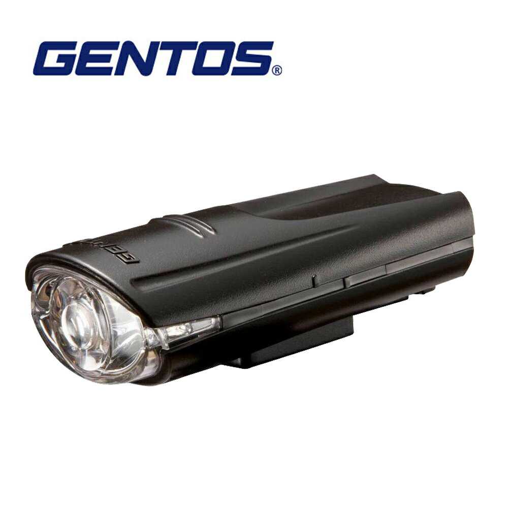 【Gentos】自行車燈 黑 22流明 IPX1 BL-310BK 適用管徑22-32mm