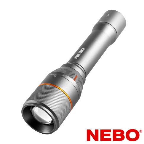 【NEBO】達文西 切換型手電筒-USB充電 3500流明 IP67 NEB-FLT-0021-G 快撥轉盤式模式切換