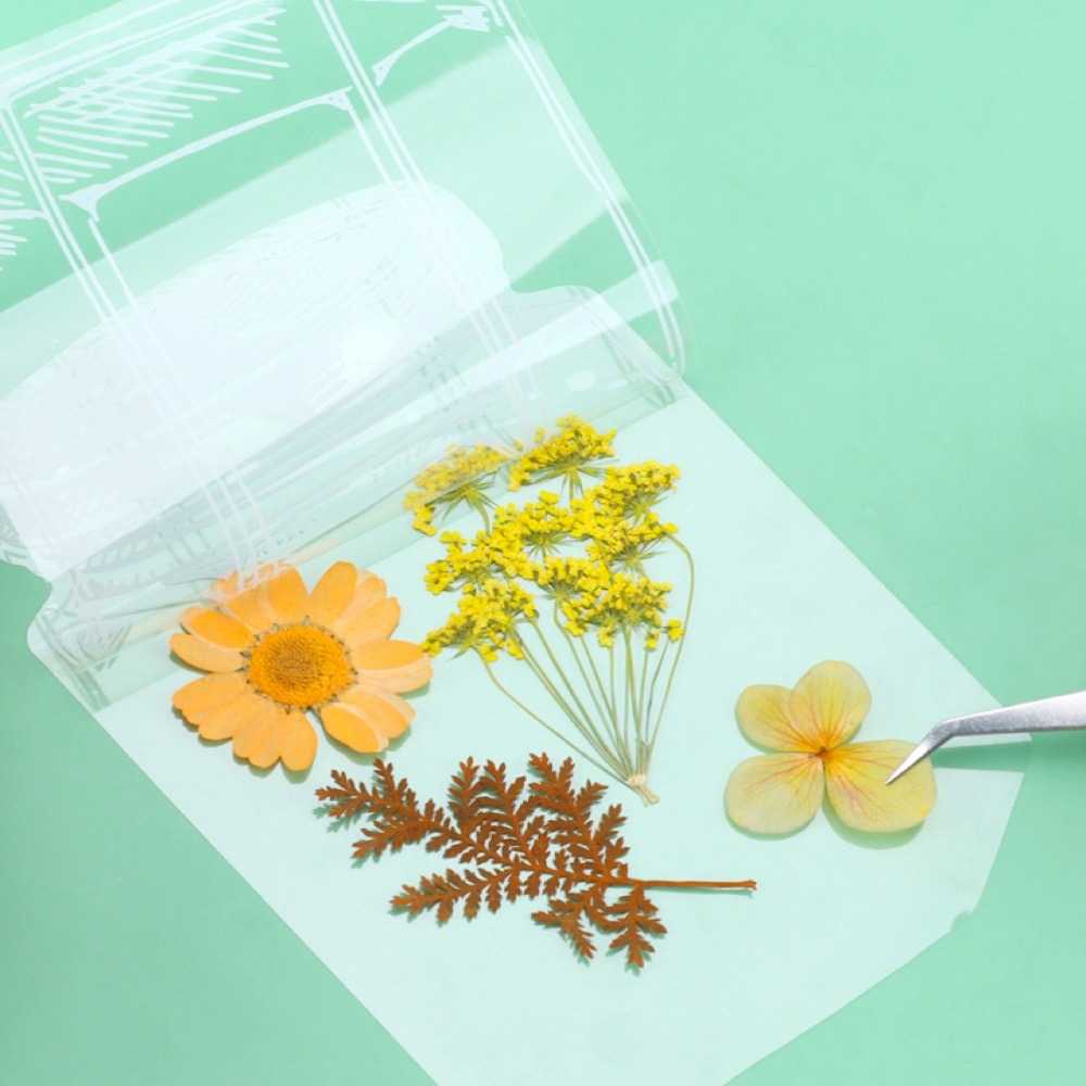 【A-ONE】壓花書籤 夢幻絢麗瓶 花書籤 幼兒園花材包 天然壓花材料包 手工書籤