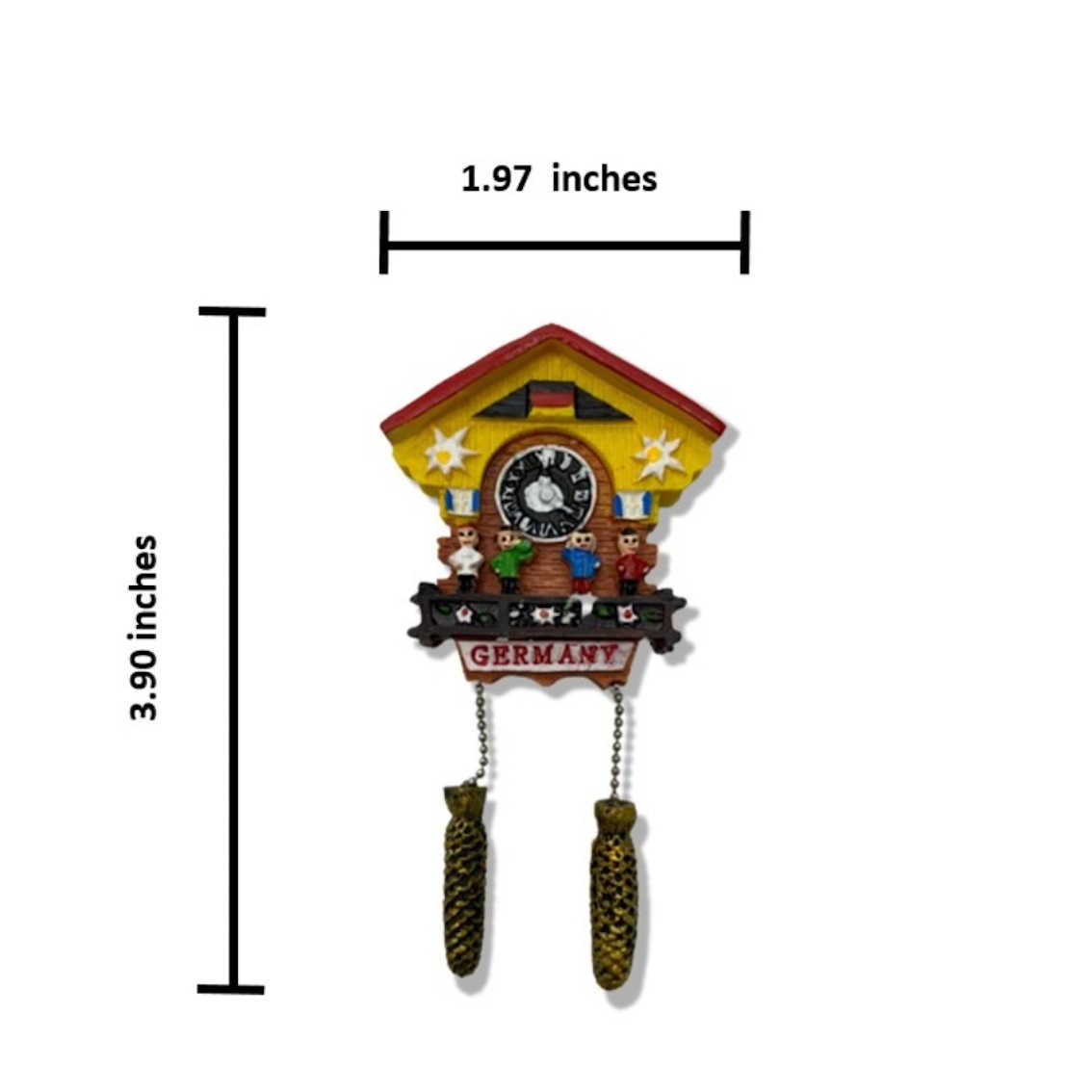 德國四孩童咕咕鐘創意地標磁鐵+紐倫堡胸章【2件組】伴手禮物 出國紀念磁鐵 回憶磁鐵 冰箱磁貼 造型磁鐵 療癒小物 IG打