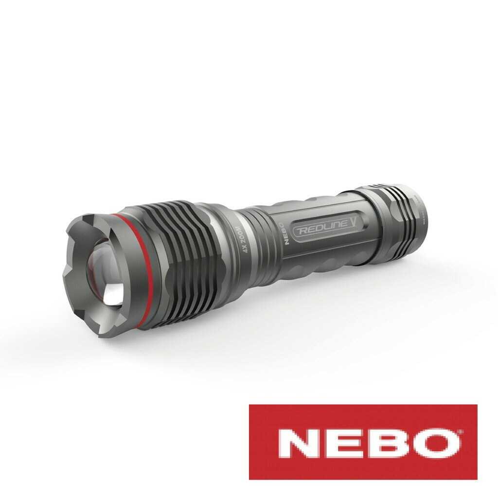 【NEBO】REDLINE V 極度照明系列專業手電筒 凸透鏡採用