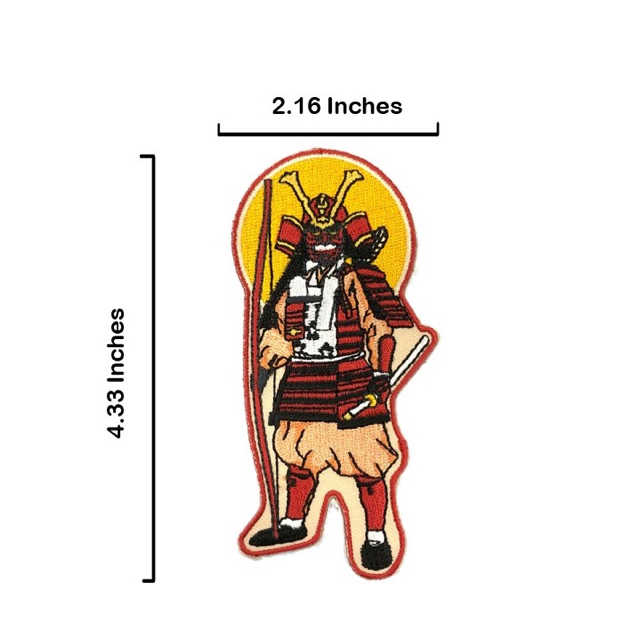 日本 武士 外套電繡士氣章 貼章 補丁貼 燙布貼 徽章