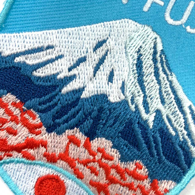 日本 富士山 JP FUJI 藝術補丁 燙布貼 熨燙布貼 INS打卡地標 旅遊士氣章