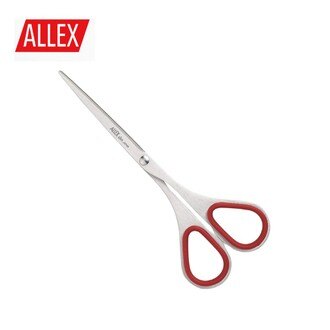 【ALLEX】Slim極細長刃剪刀(大)140mm-紅 纖細造型，存放便利