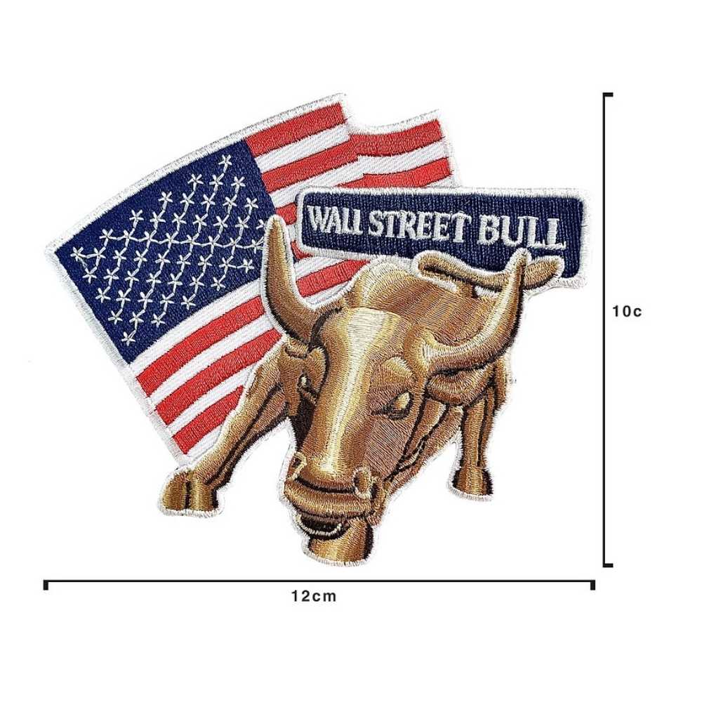 紐約華爾街銅牛Wall Street Bull冰箱磁鐵+華爾街銅牛布標【2件組】特色地標 3D立體 冰箱貼 美式風格 創