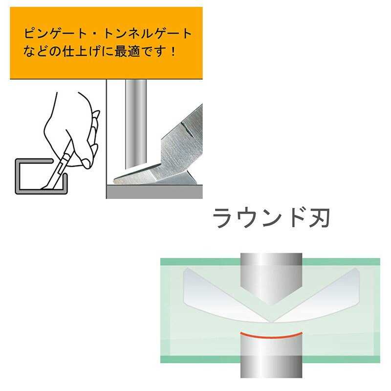 【日本Fujiya富士箭】 斜刃塑膠斜口鉗 150mm 50P-150