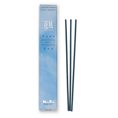 【日本香堂Nippon Kodo】日本製線香–花風 水(50支) 50支 臥香 薰香 線香 沈香 檀香 香氛 芳香 擴香