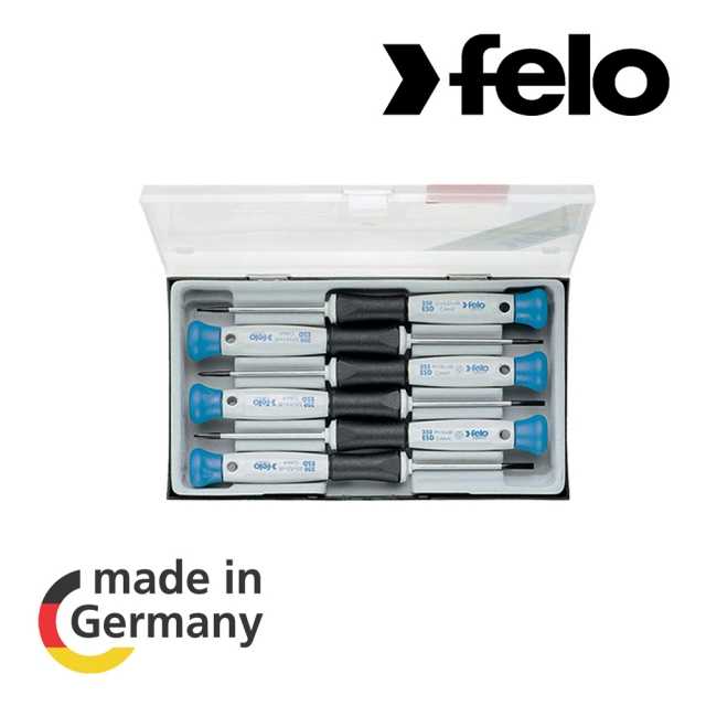 【FELO】德國FELOFelo ESD Safe防靜電精密起子組-6支組便利精密起子套組