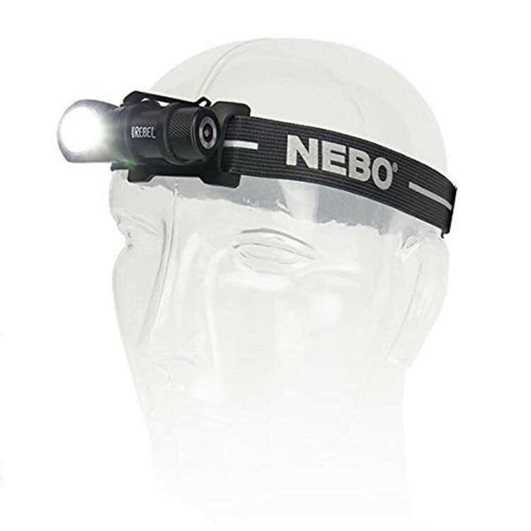 【NEBO】Rebel 磁吸式充電兩用頭燈-吊卡版 頭燈、手電筒兩用設計