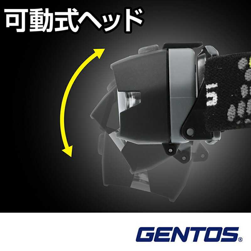 【Gentos】廣域頭燈 附暖黃光 300流明 IP67 VA-05D IP67防水防塵等級