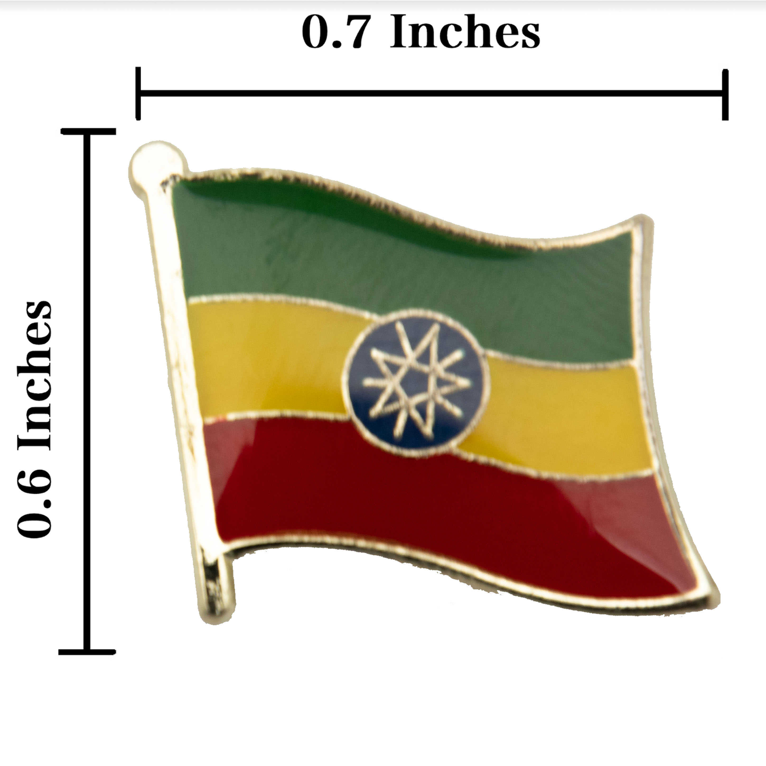 ETHIOPIA  伊索比亞國徽徽章 遊行 國家胸針 國徽配飾 選舉 愛國 造型
