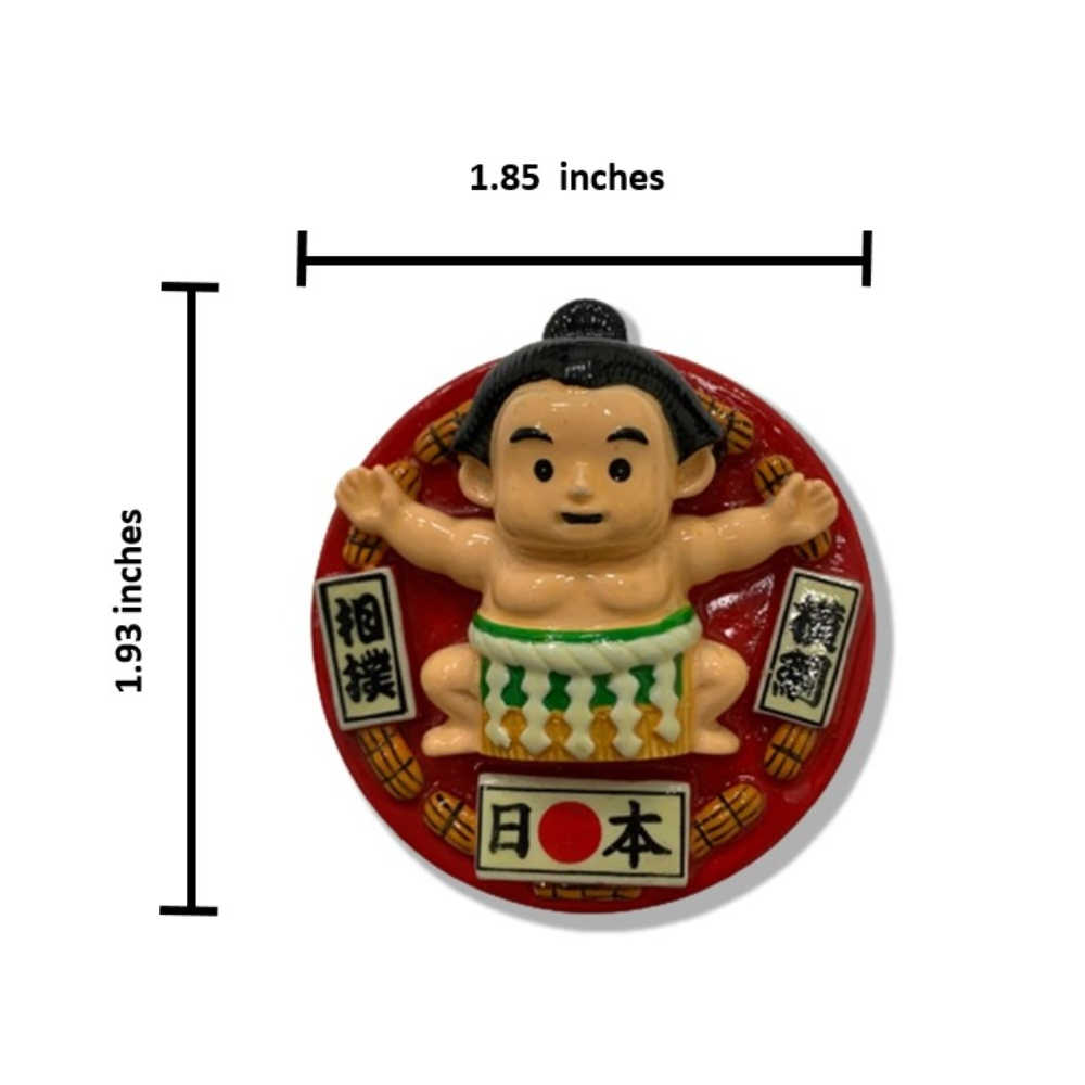 日本橫崗相撲外國地標磁鐵+日本 Q版 相撲文青電繡【2件組】磁鐵冰箱貼 可愛磁鐵 立體磁鐵 造型立體磁鐵 交換禮物 磁鐵