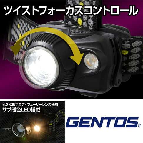 【Gentos】W Star專業高亮度頭燈-USB充電 600流明 IP64 WS-200H USB充電