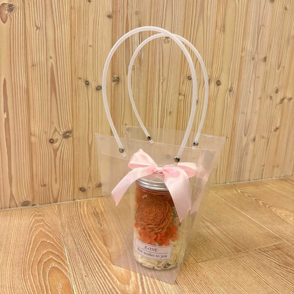 【A-ONE】乾燥花罐 太陽玫瑰通草花 索拉永生花束 焦糖橘兔尾草 不凋花束 乾燥花藝 手作永生玫瑰花束 畢業禮物