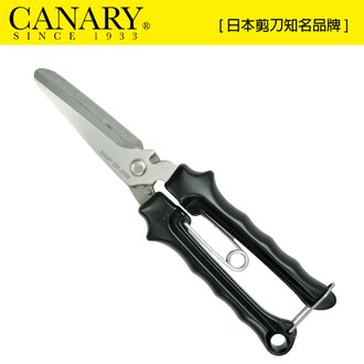 【日本CANARY】剪刀大力士 多用途附齒剪刀-直刃 獨特角度的刀片使切割地毯和其他板材比使用普通剪刀更容易