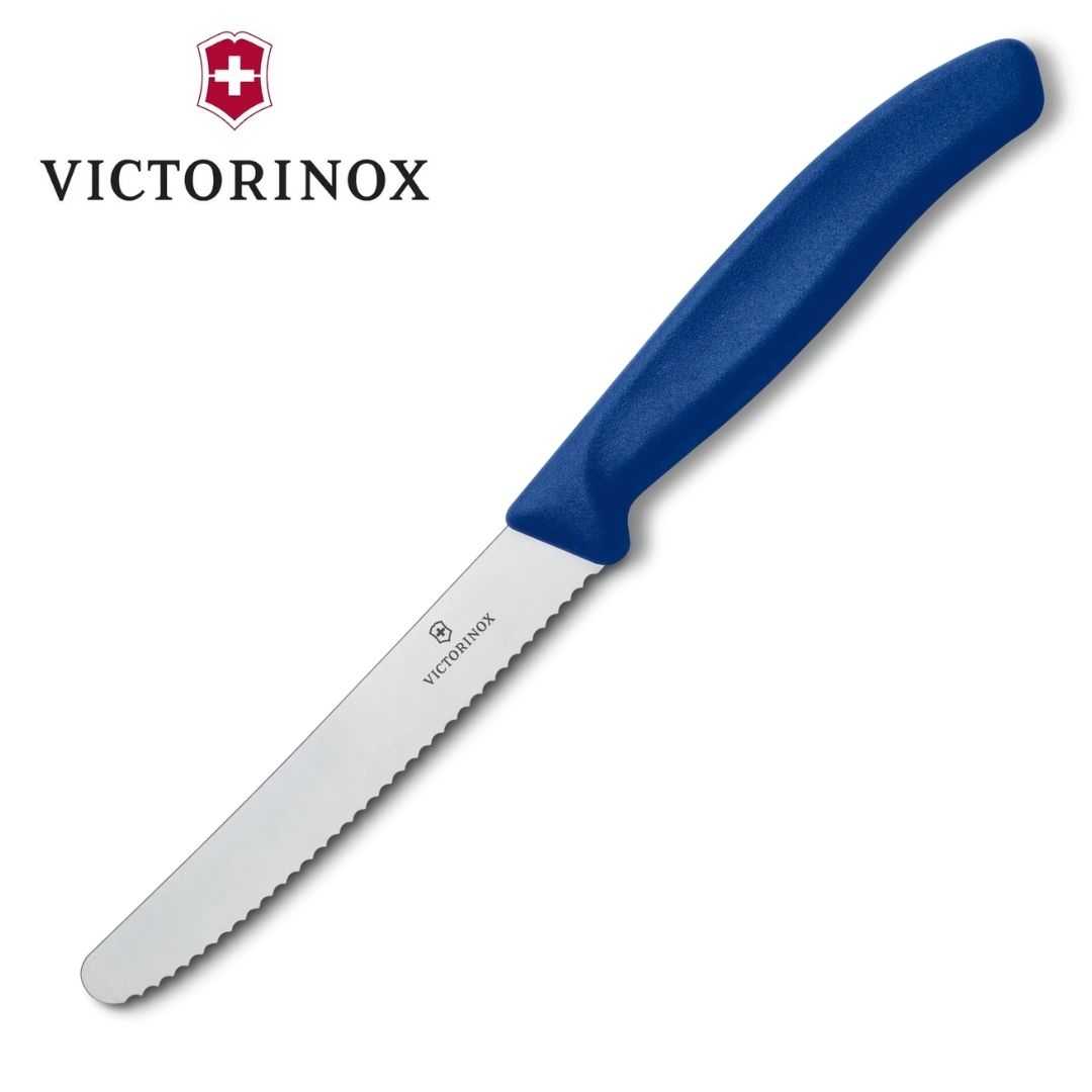 瑞士 VICTORINOX 維氏 Swiss Classic 蔬果廚刀及餐刀 蔬果刀 VICT-6.7832 藍色