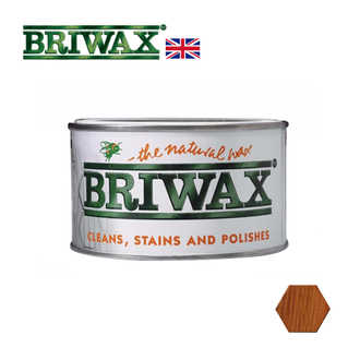 【英國Briwax】拋光上色蠟-柚木色 370g 暢銷歐美與日本各地