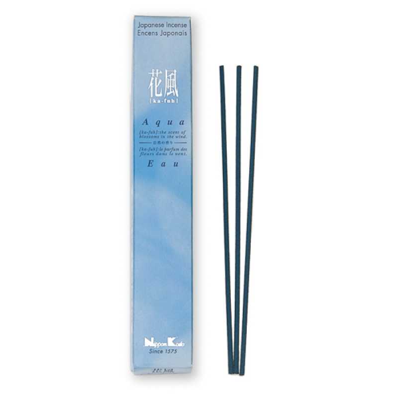 【日本香堂Nippon Kodo】日本製線香–花風 水(50支) 50支 臥香 薰香 線香 沈香 檀香 香氛 芳香 擴香