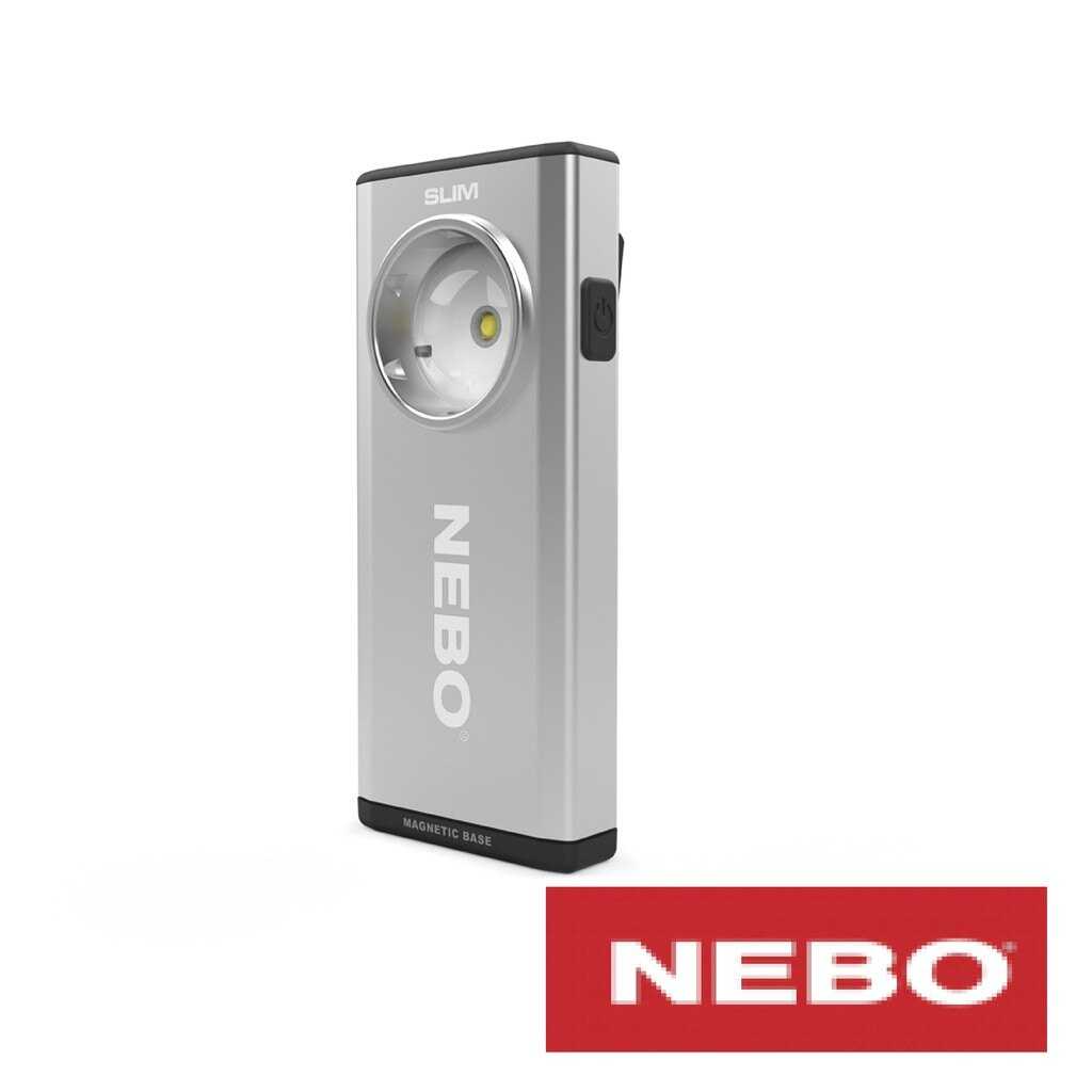 【NEBO】SLIM 超薄型充電可調光LED燈-三色可選 充電式LED燈