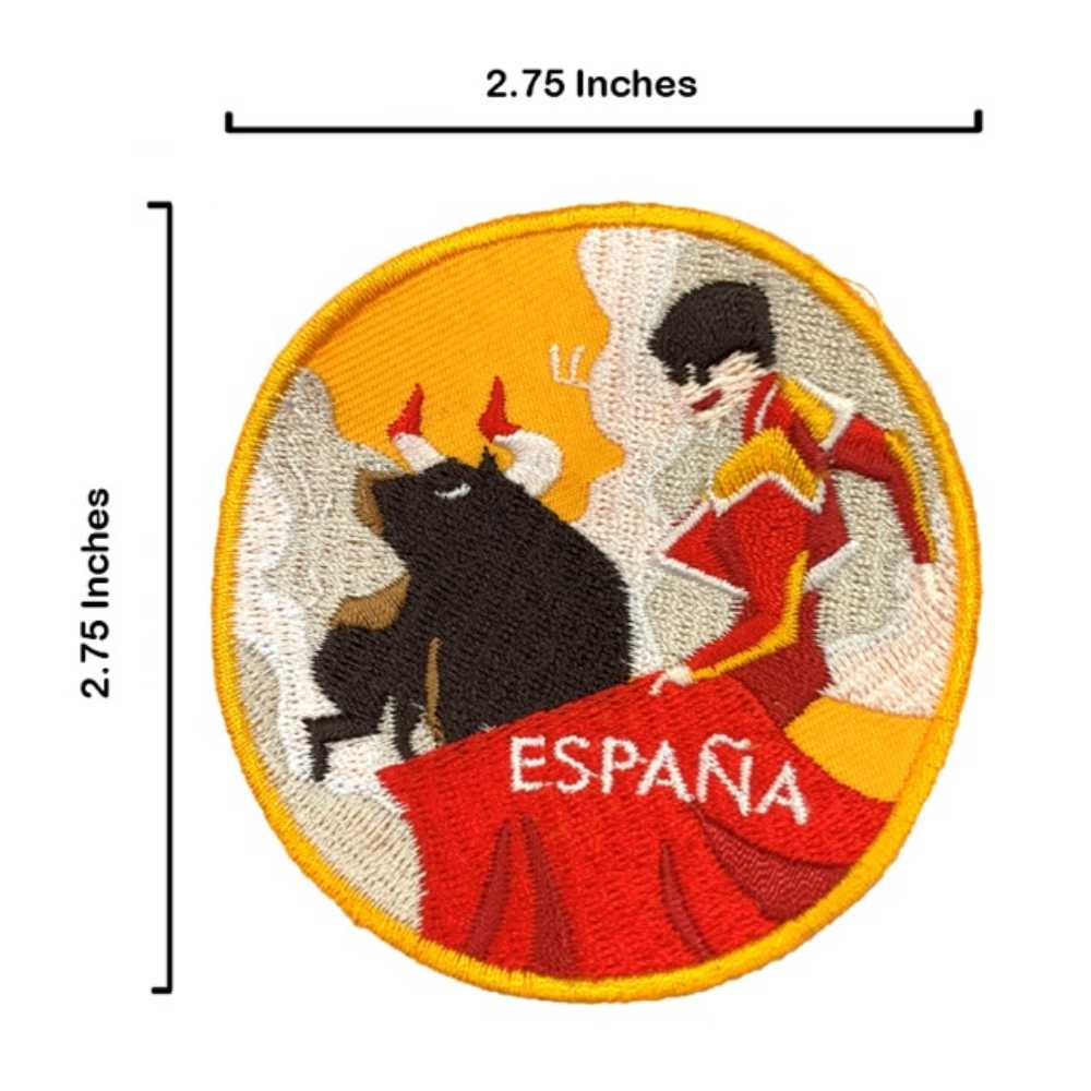 西班牙巴塞隆納造型立體磁鐵+西班牙 鬥牛士 ESPANA徽章【2件組】可愛磁鐵 卡通磁鐵 出國禮物 造型立體磁鐵鐵 紀