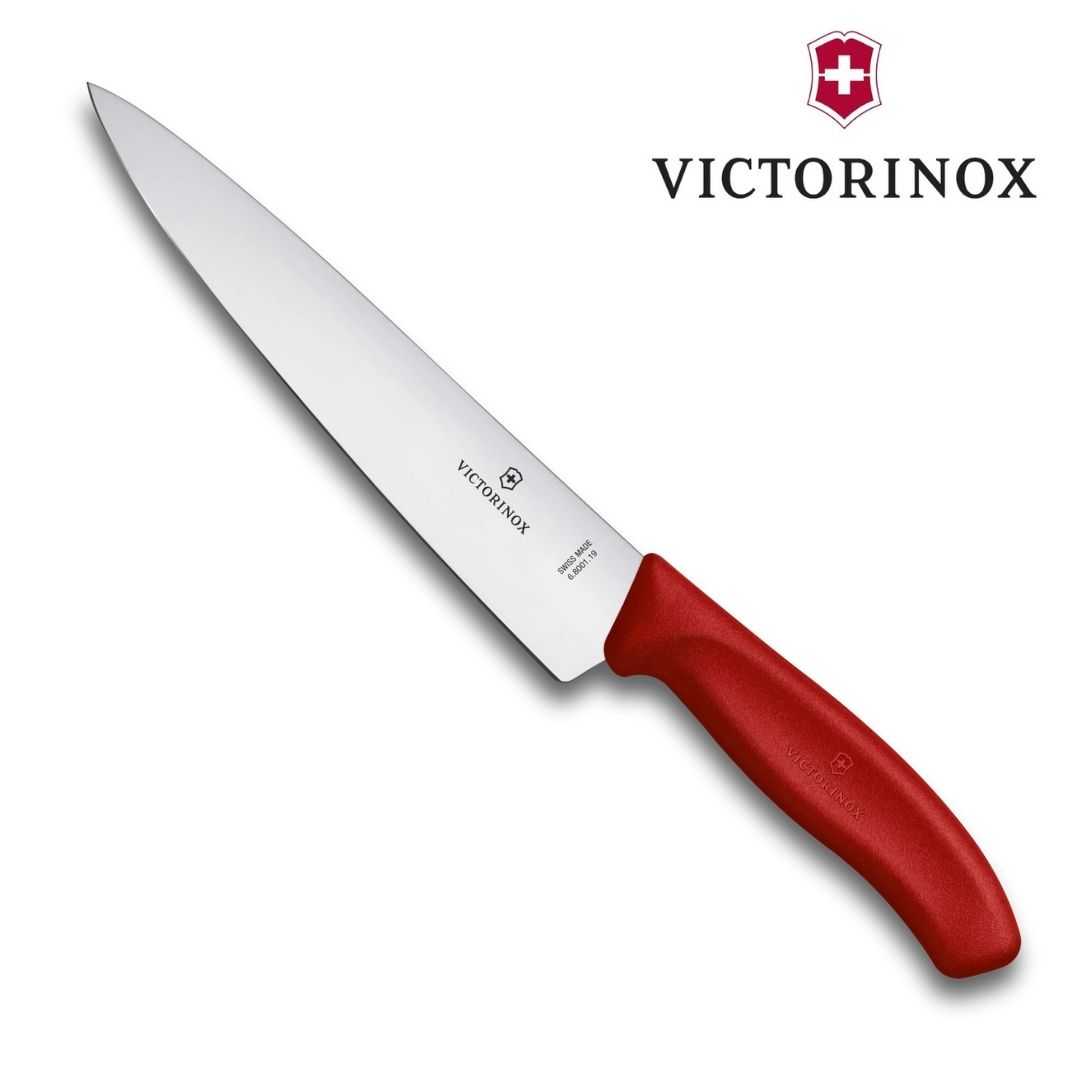 瑞士 VICTORINOX 維氏 切肉刀 Swiss Classic 主廚刀 紅色(6.8001.19B)