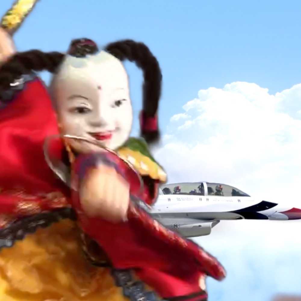 神魔 哪吒 三太子 廟口布袋戲 (送台灣愛心 國旗繡片貼 戲偶架) 民俗 雜 布偶 木偶 人偶 戲偶 手偶 玩偶 童玩